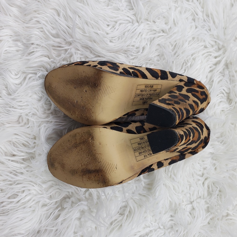 Steve Madden | Fur Print Heels - Picture 3 of 5